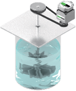 Brushless motor in liquid mixer