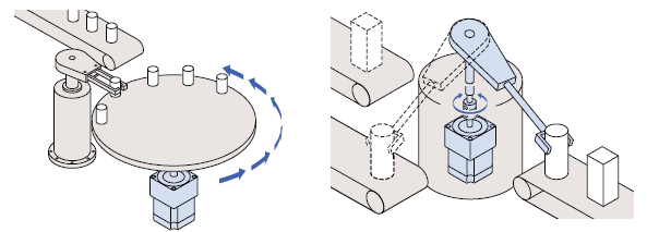 Application examples for geared motors