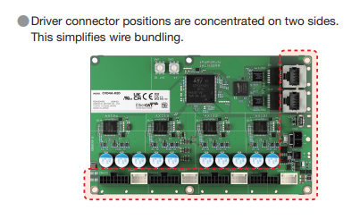 CVD multi-axis driver: parallel connectors