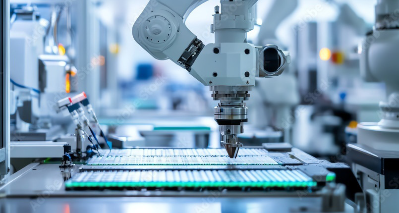 SCARA robot for electronics assembly