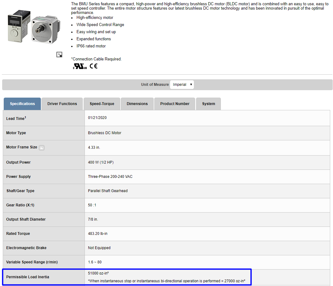 BMU Series product page