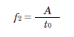 Formula for operating speed for start/stop operation